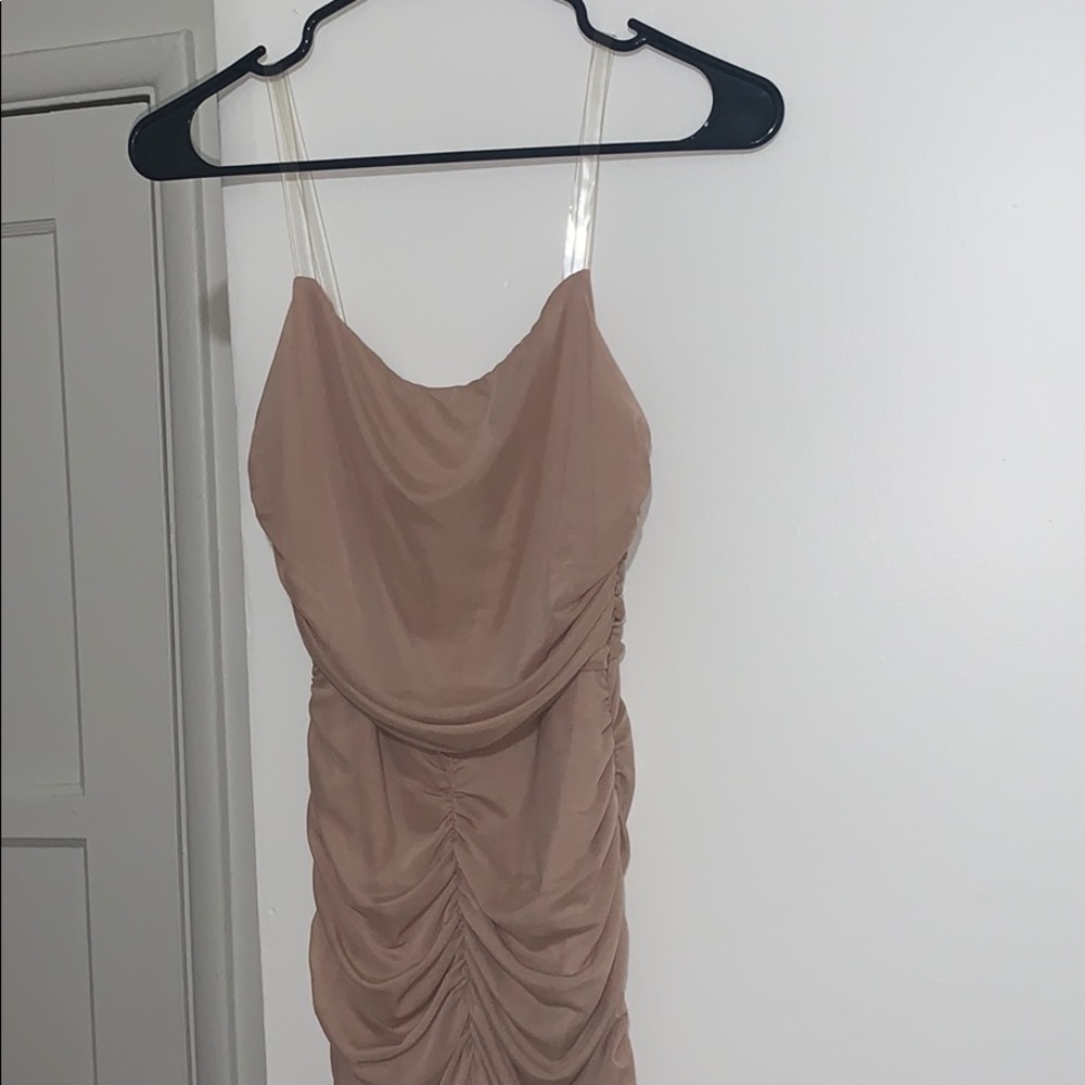 Nude jump suit